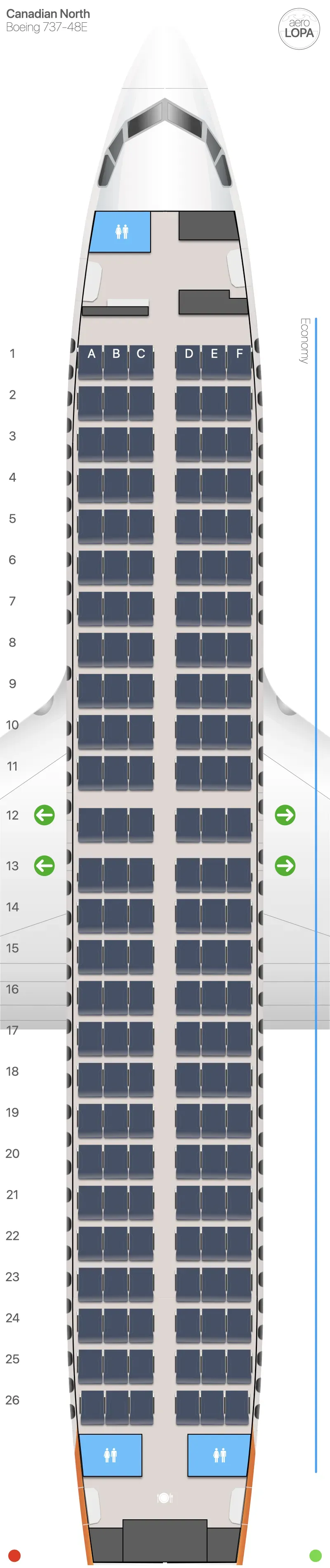 4n-734 seat map