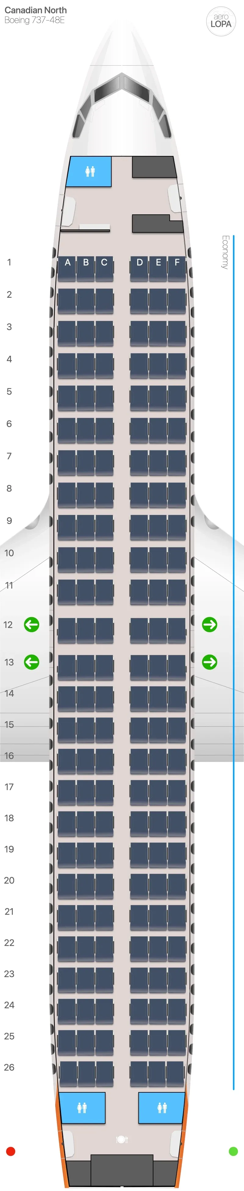 4n-734 seat map