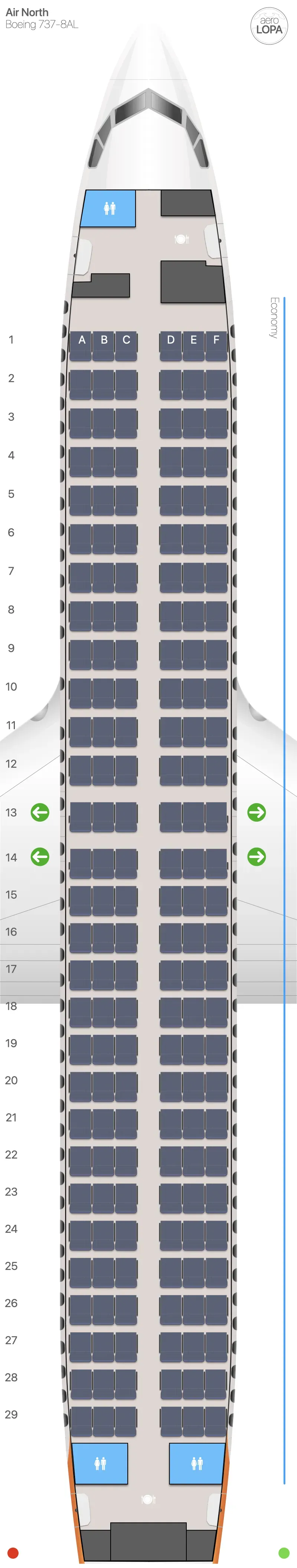 4n-738 seat map