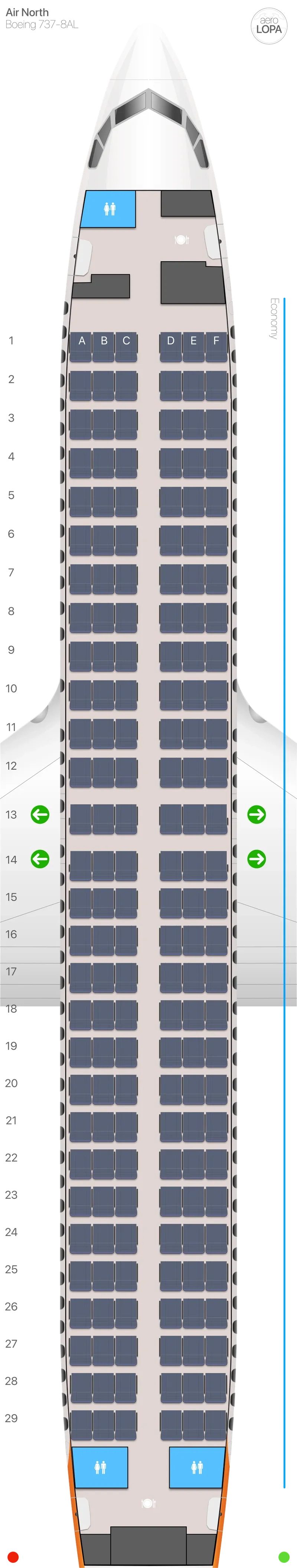 4n-738 seat map
