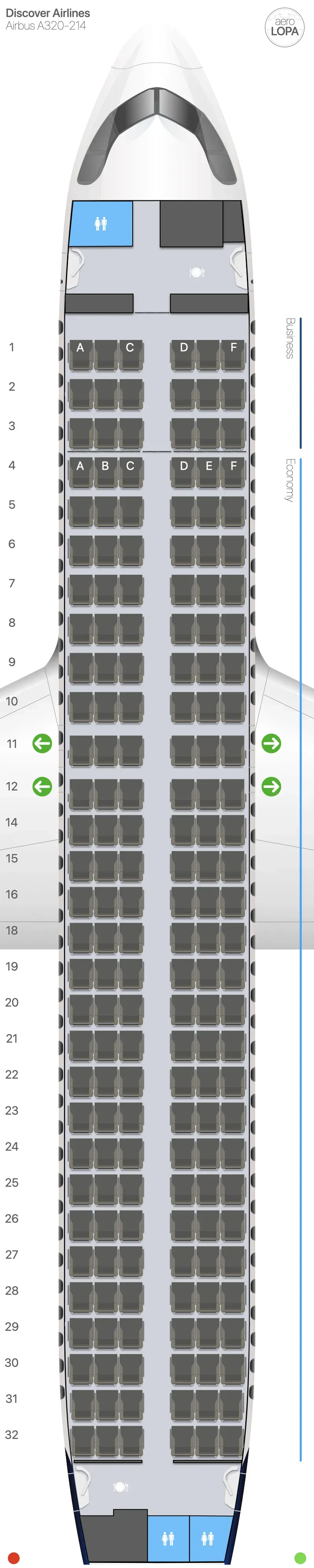 4y-320 seat map