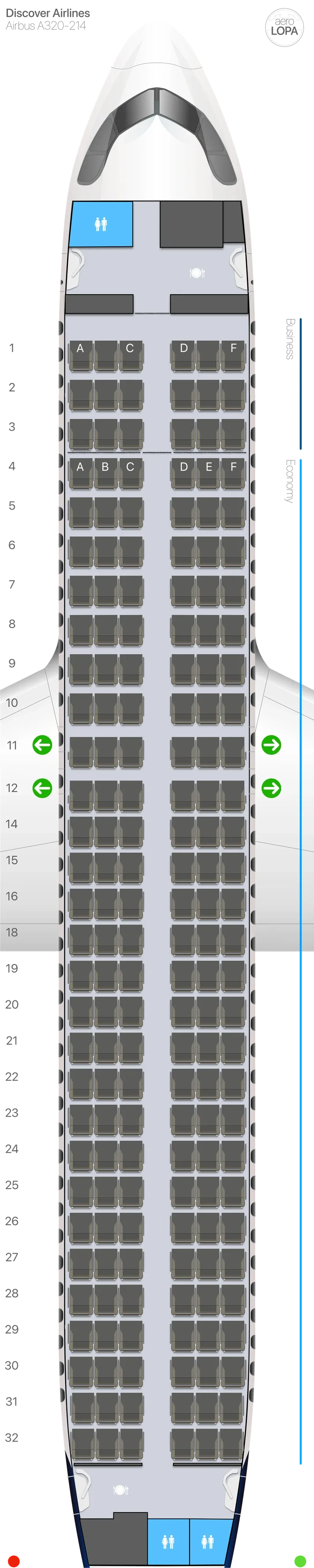 4y-320 seat map