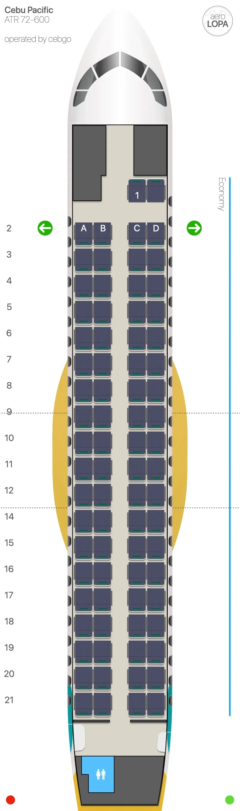5j-atr seat map