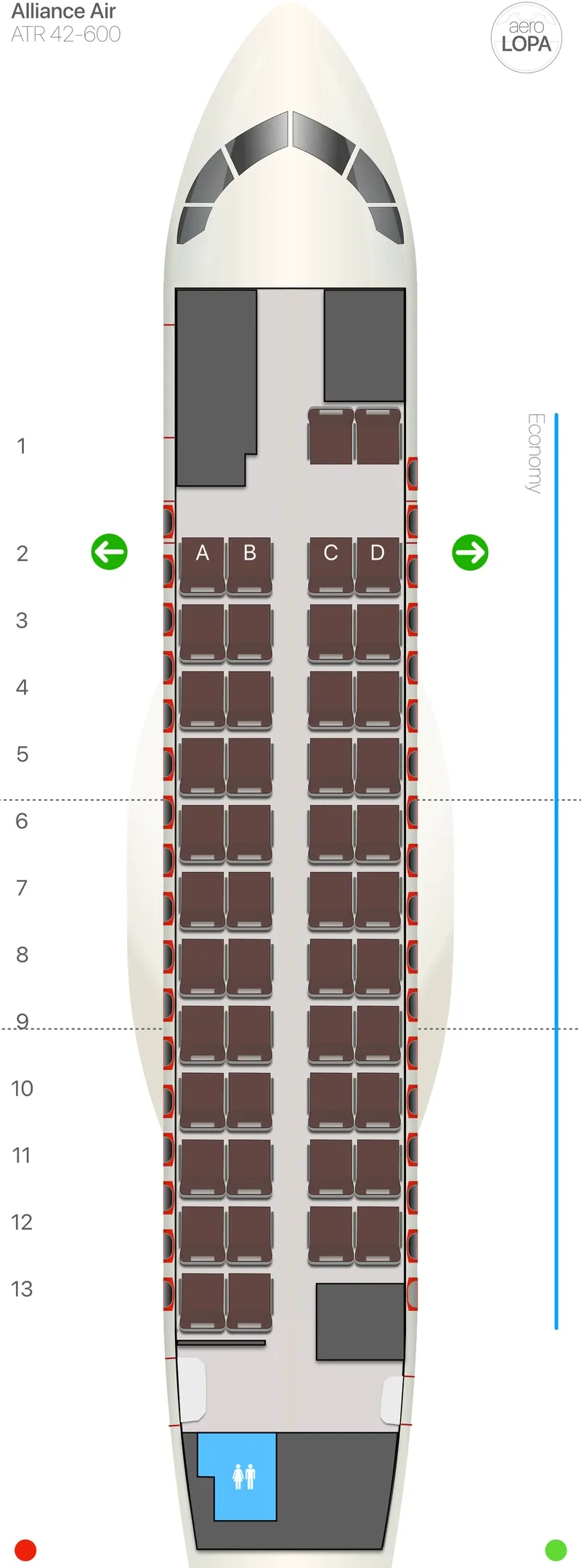 9i-at4 seat map