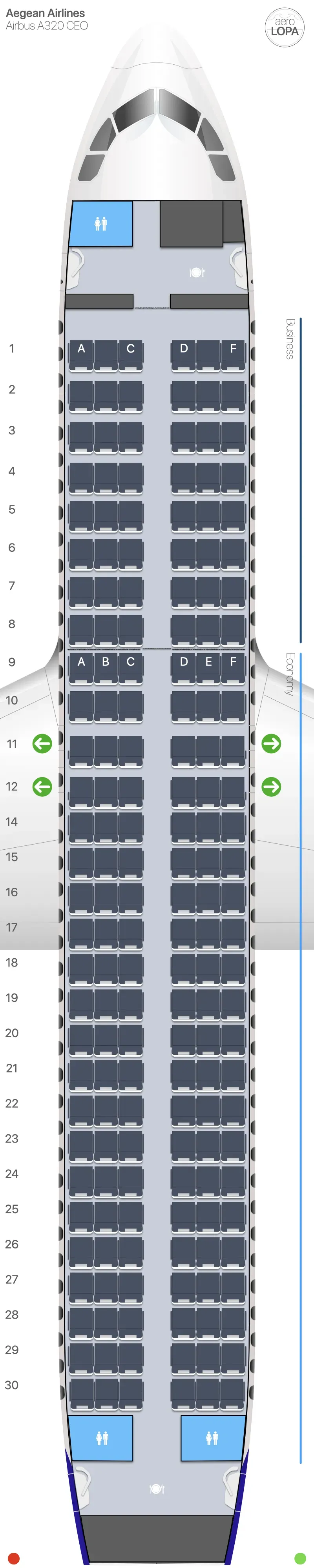 a3-320-1 seat map