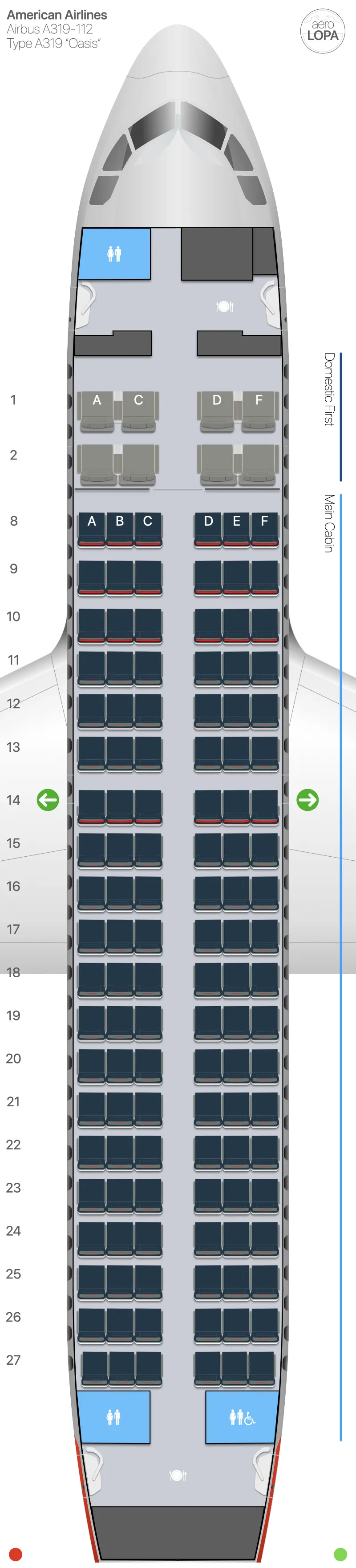 aa-a319-oasis seat map