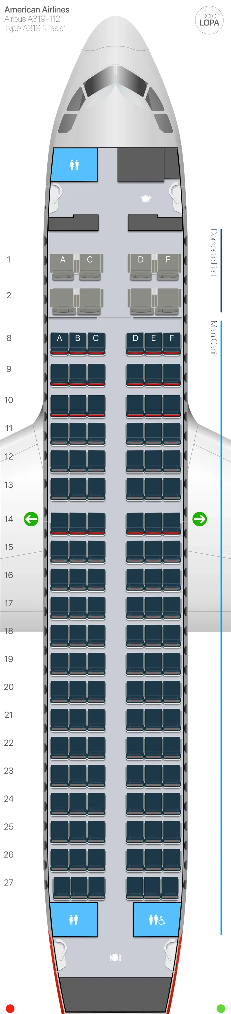 aa-a319-oasis seat map