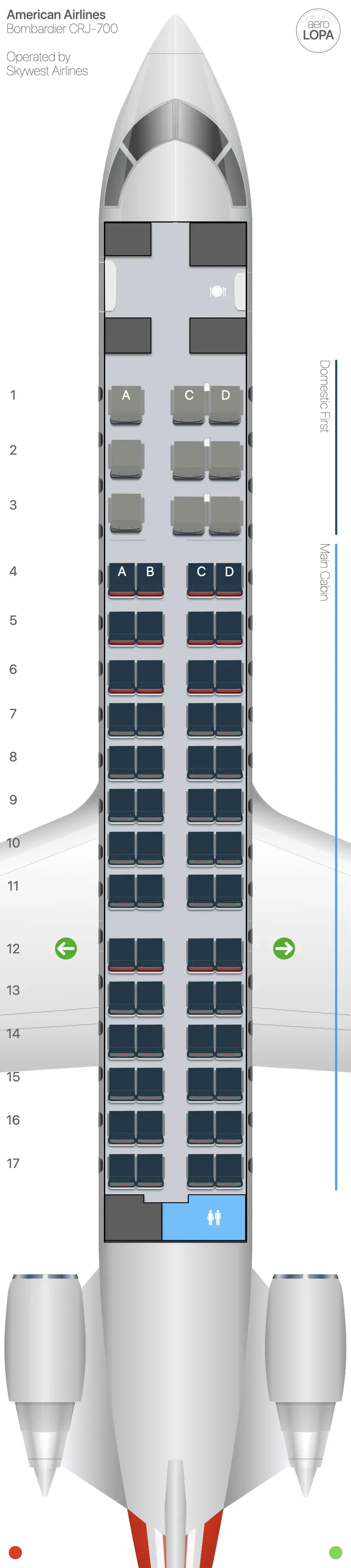 aa-cr7-2 seat map