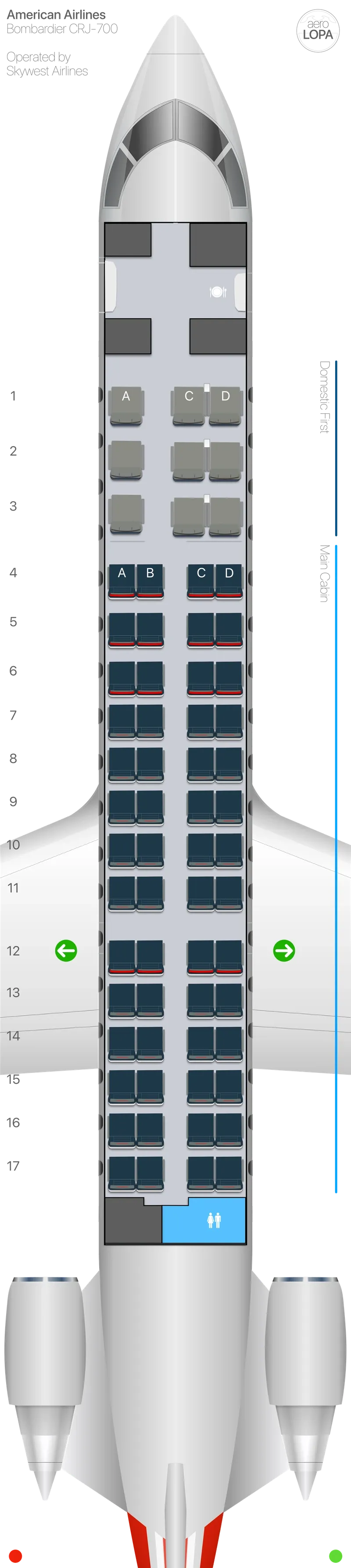 aa-cr7-2 seat map