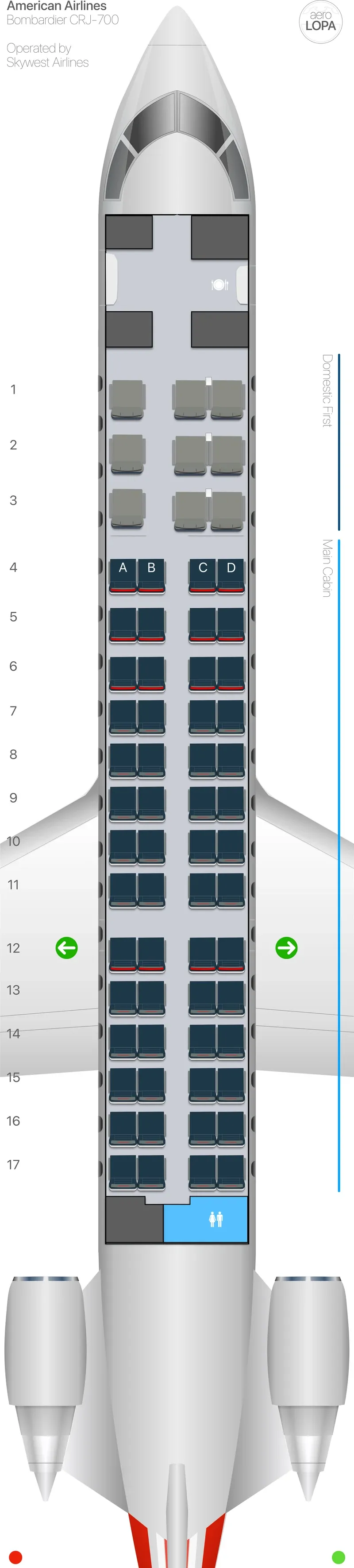 aa-cr7-2 seat map