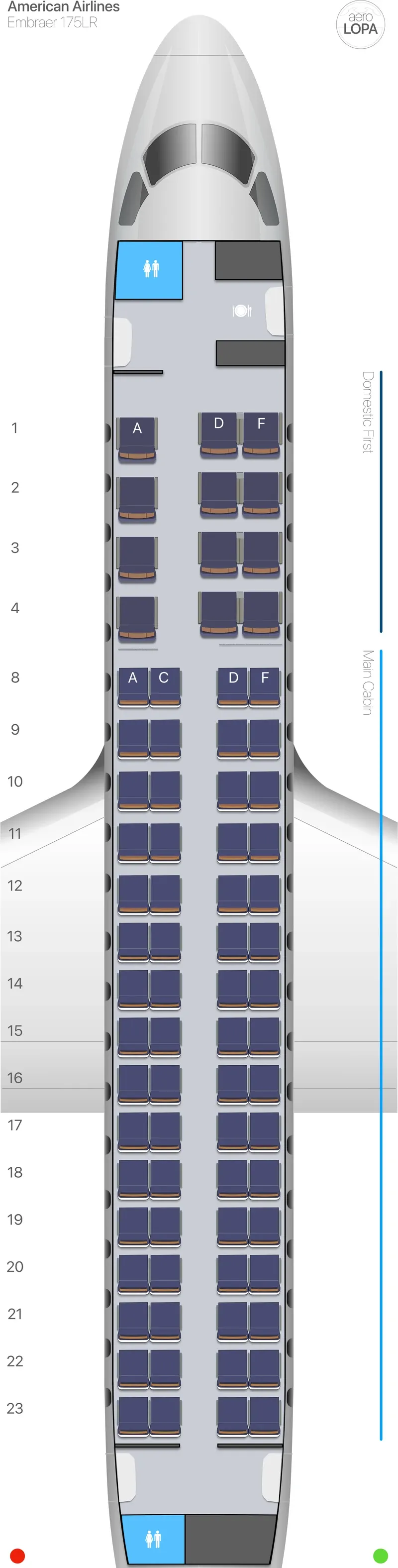 aa-e75-2 seat map