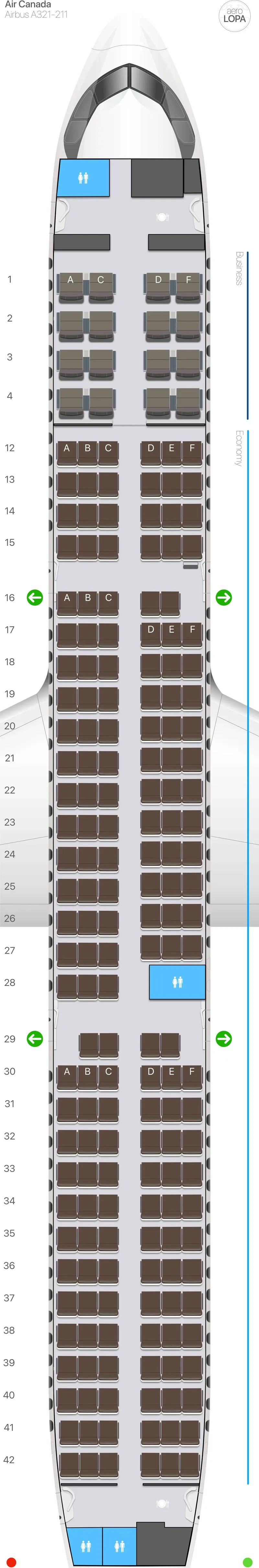 ac-321-4 seat map