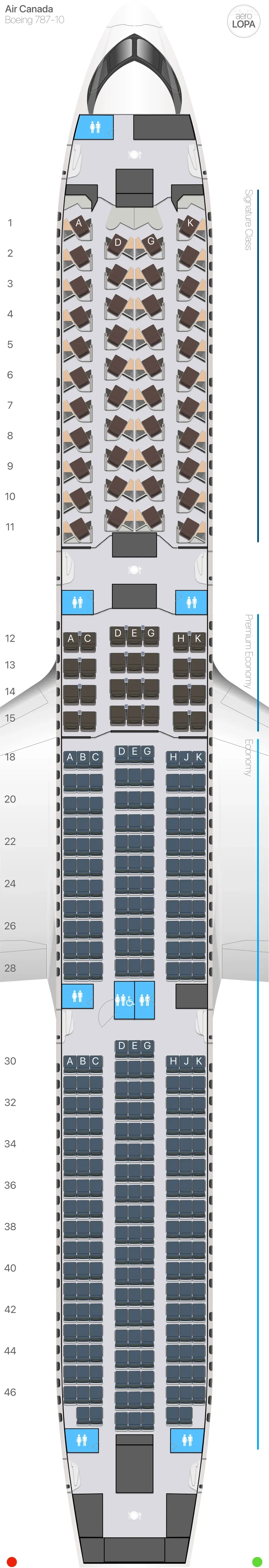 ac-781 seat map