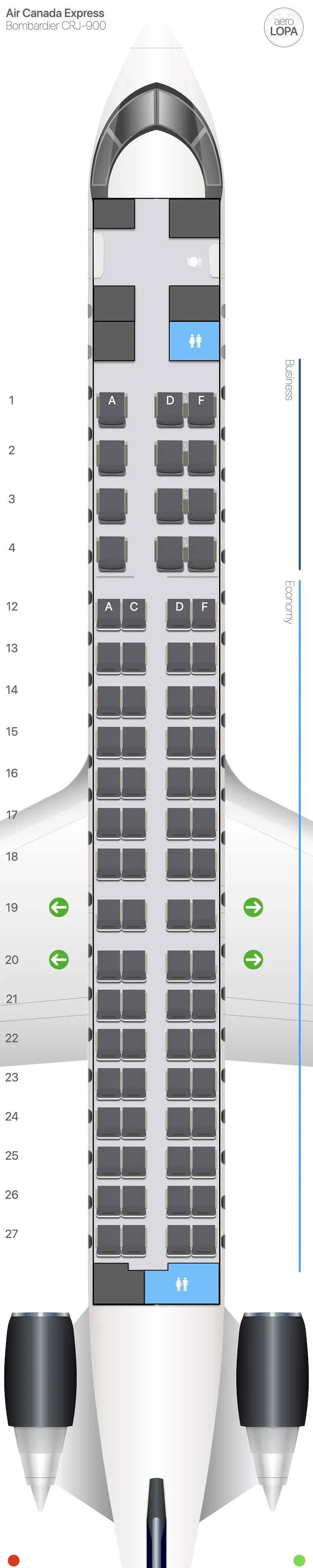 ac-cr9 seat map