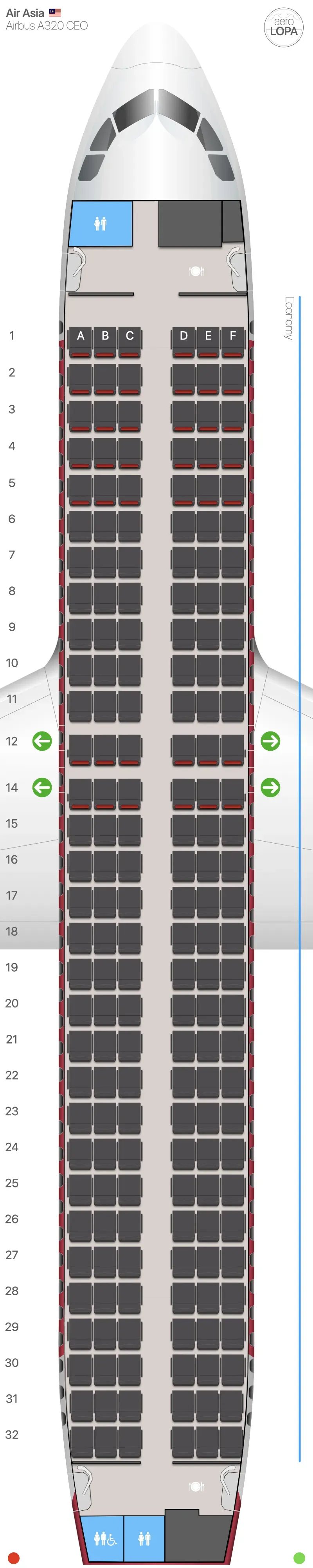 ak-320-2 seat map