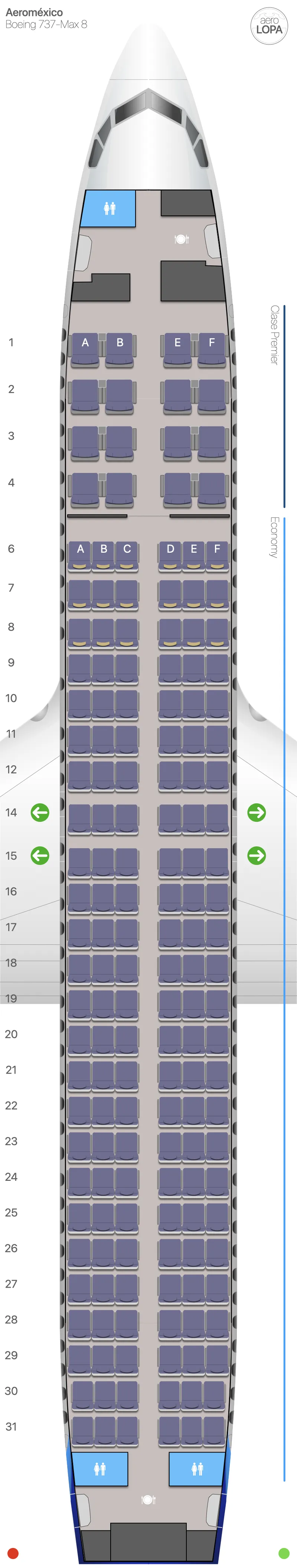 am-7m8 seat map