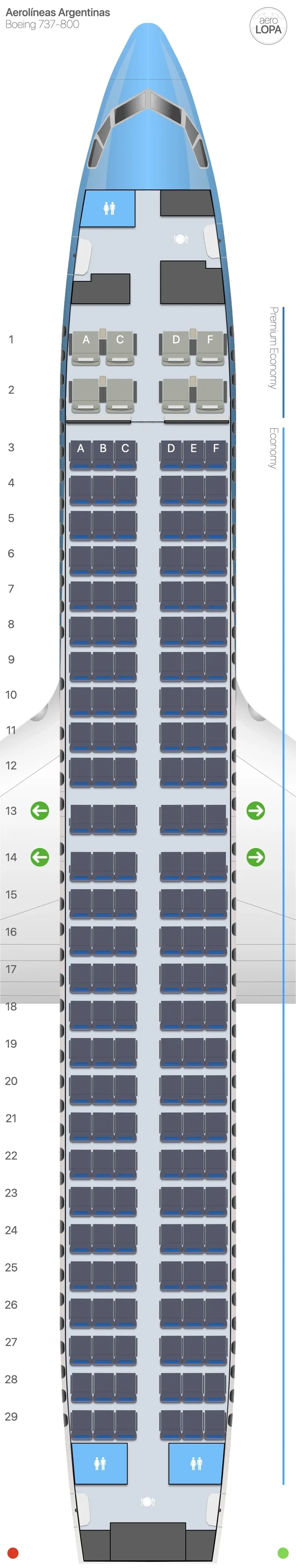 ar-738 seat map