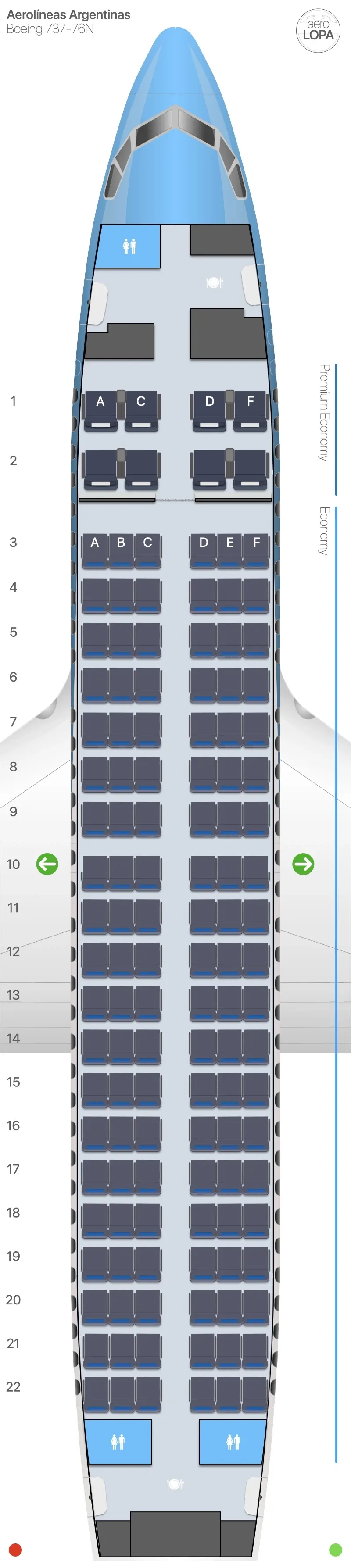ar-73g seat map