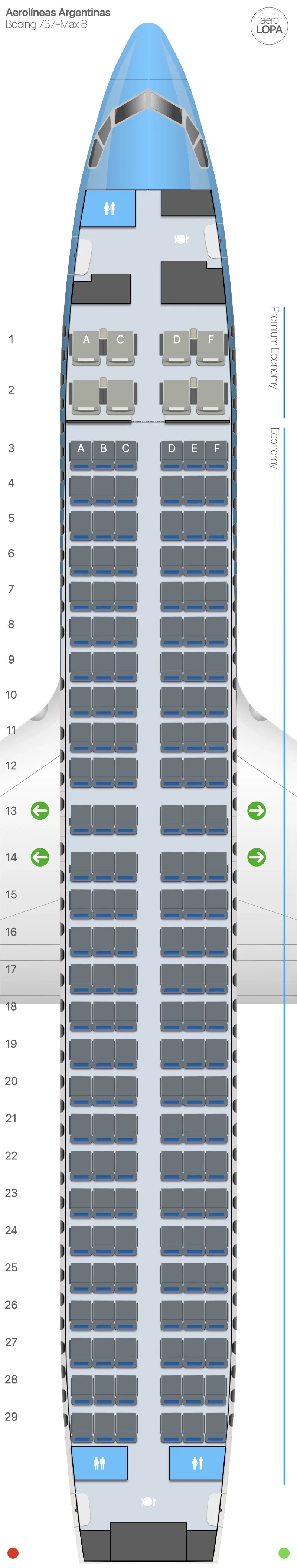 ar-7m8 seat map