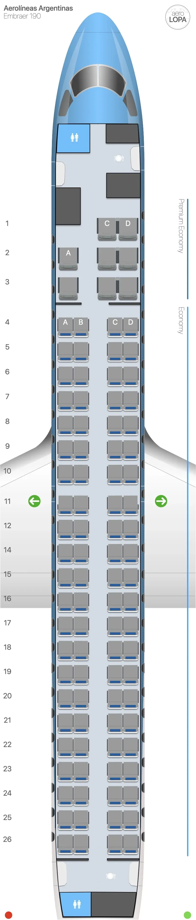 ar-e90 seat map