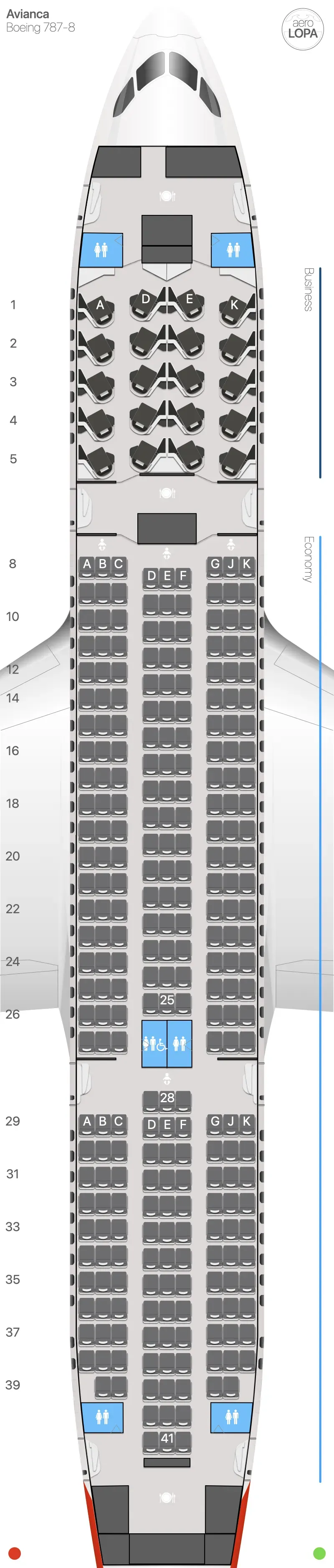 av-788-2 seat map
