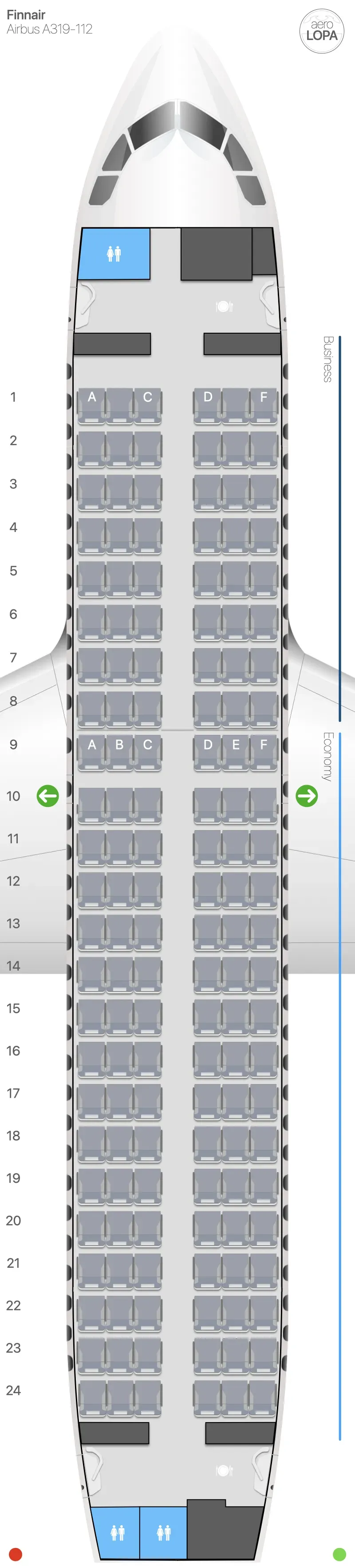 ay-319 seat map