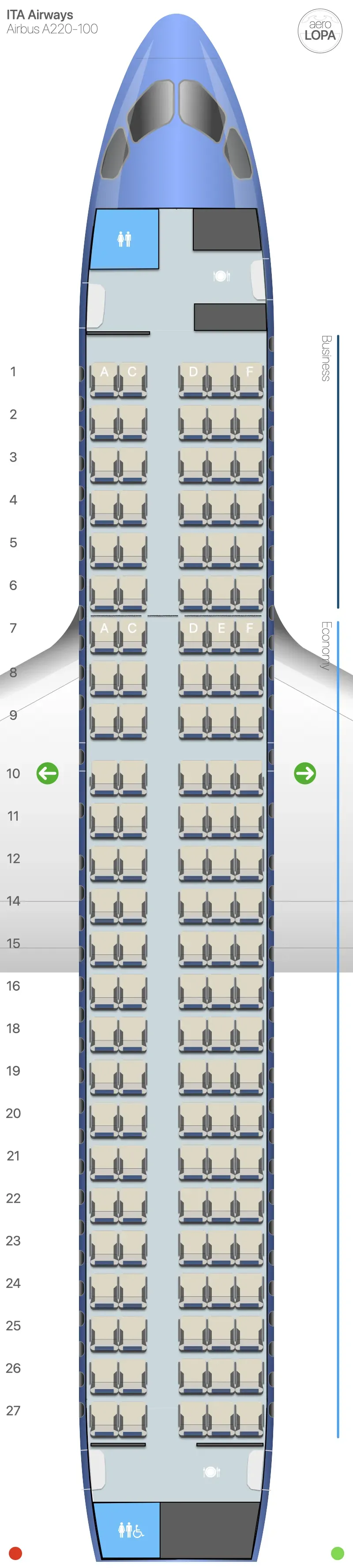 az-221 seat map