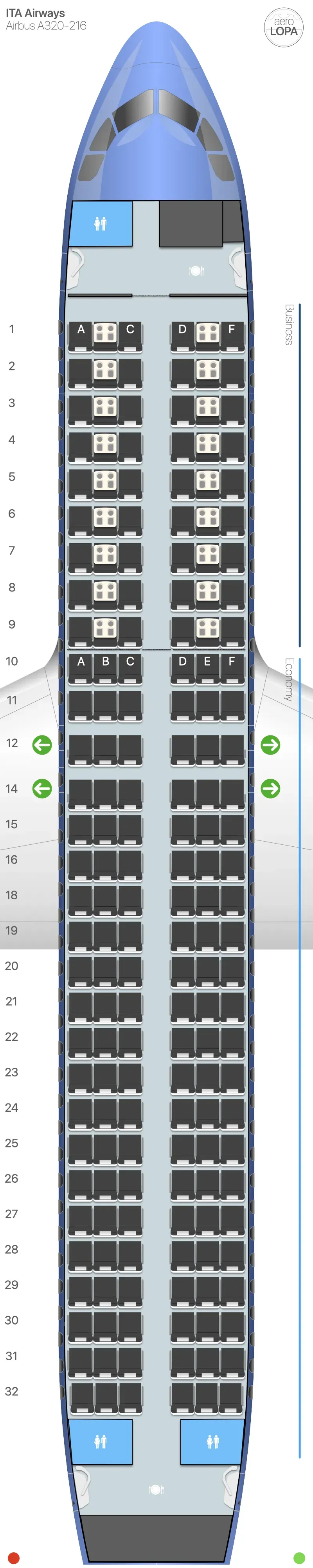 az-320-2 seat map