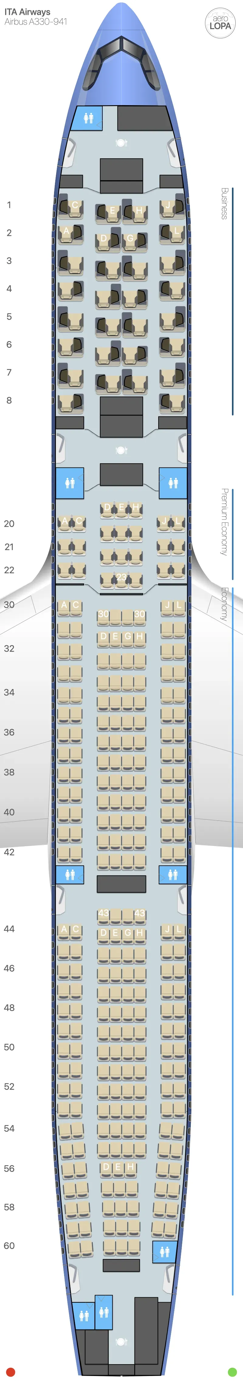 az-339 seat map
