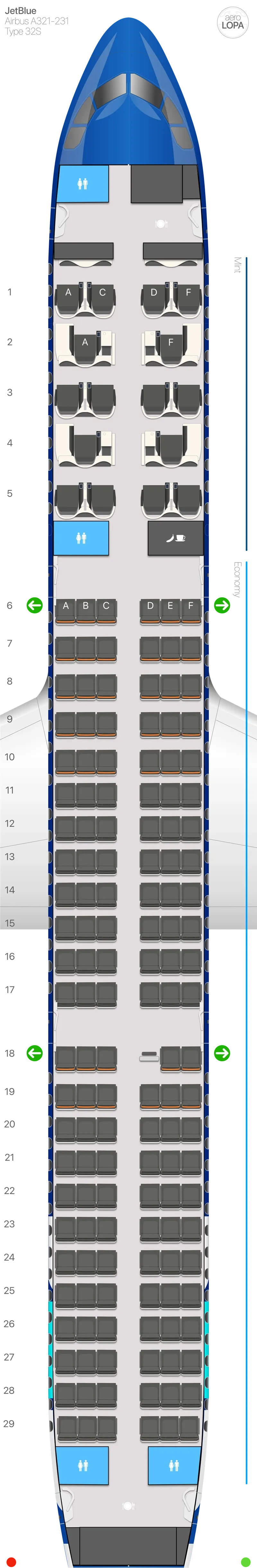 b6-32s seat map