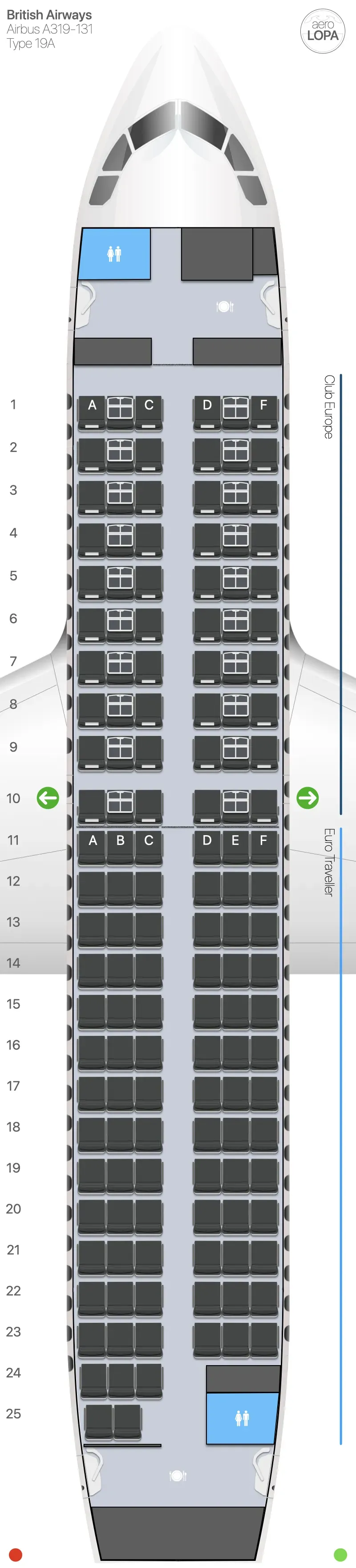 ba-19a seat map