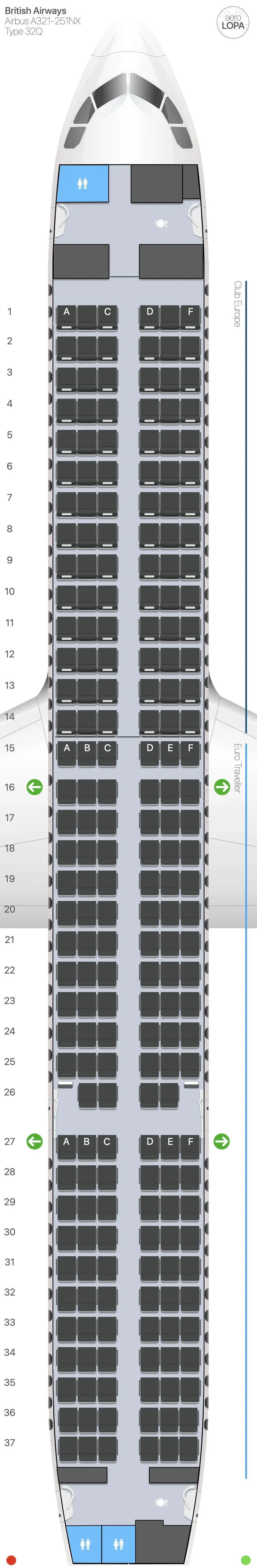 ba-32q-1 seat map