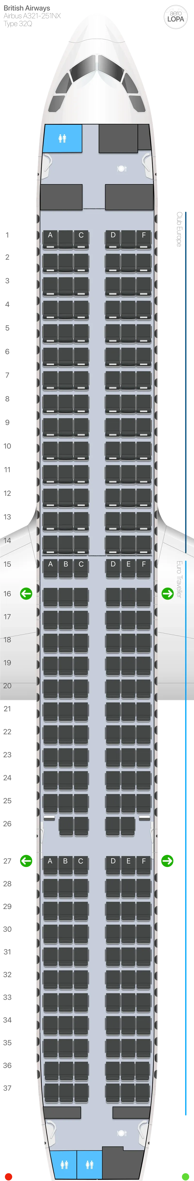 ba-32q-1 seat map