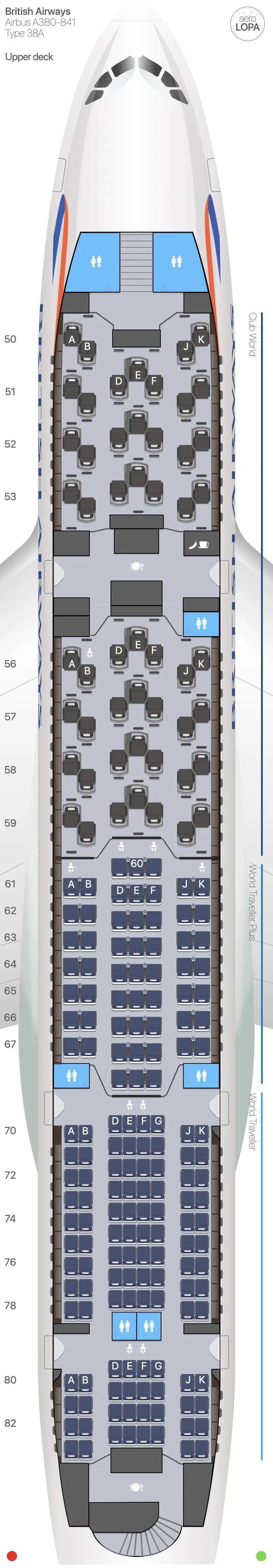 ba-38a-u seat map