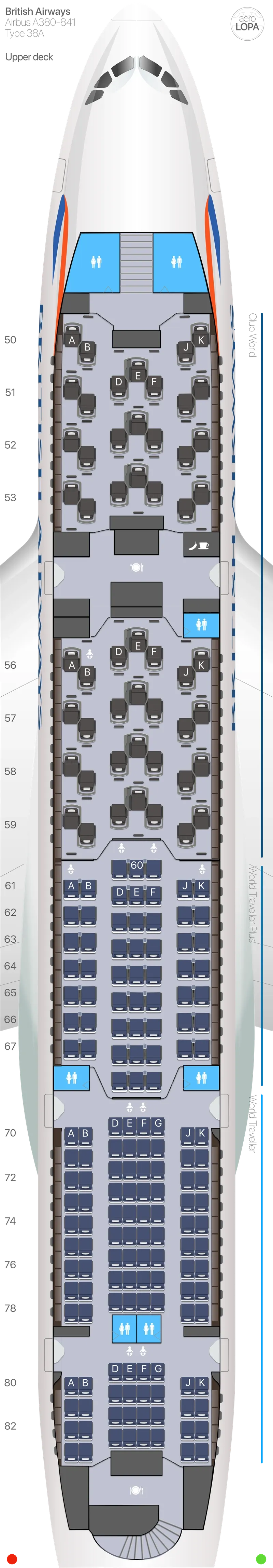 ba-38a-u seat map