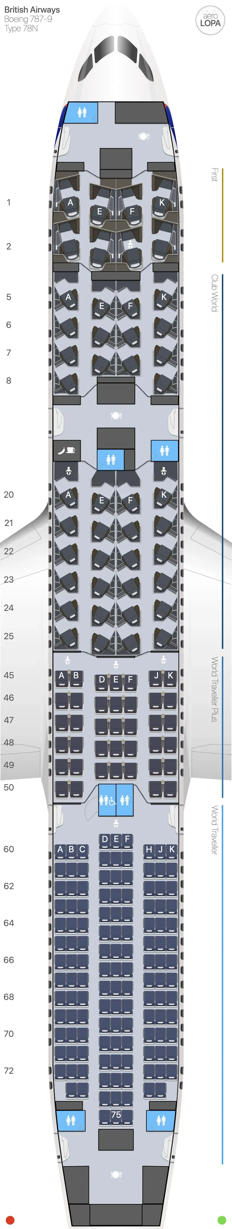 ba-78n seat map