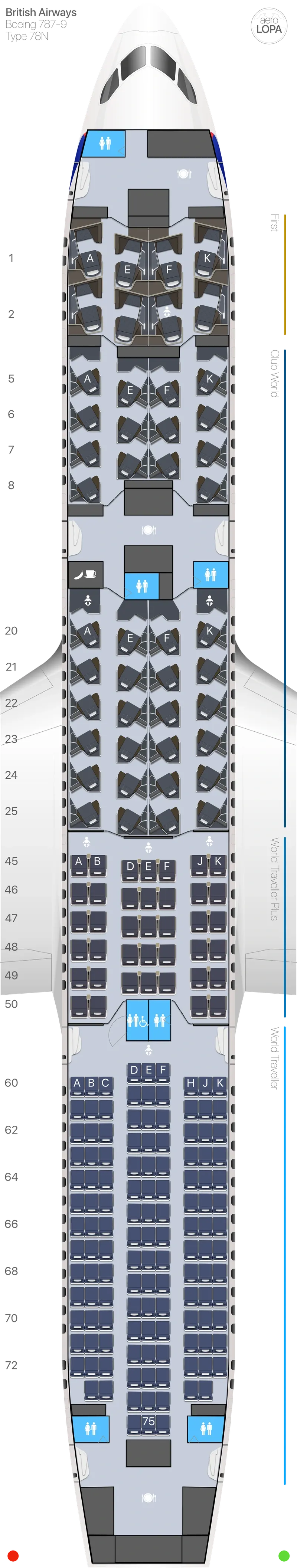 ba-78n seat map