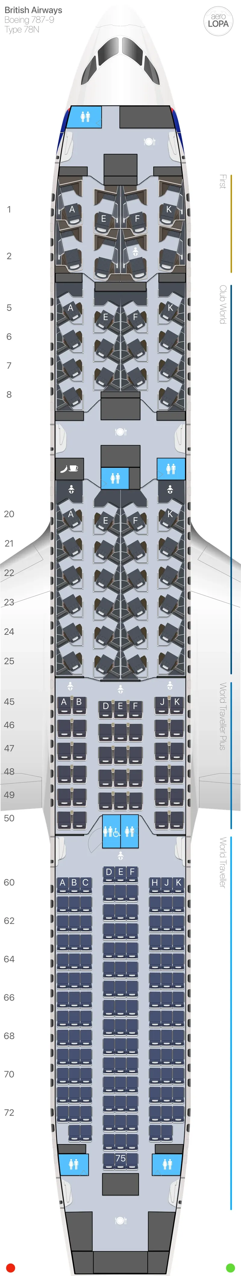 ba-78n seat map
