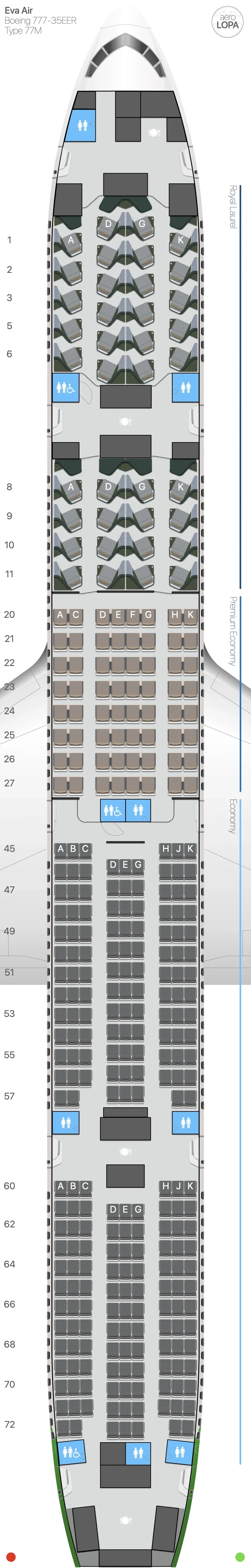 br-77m seat map