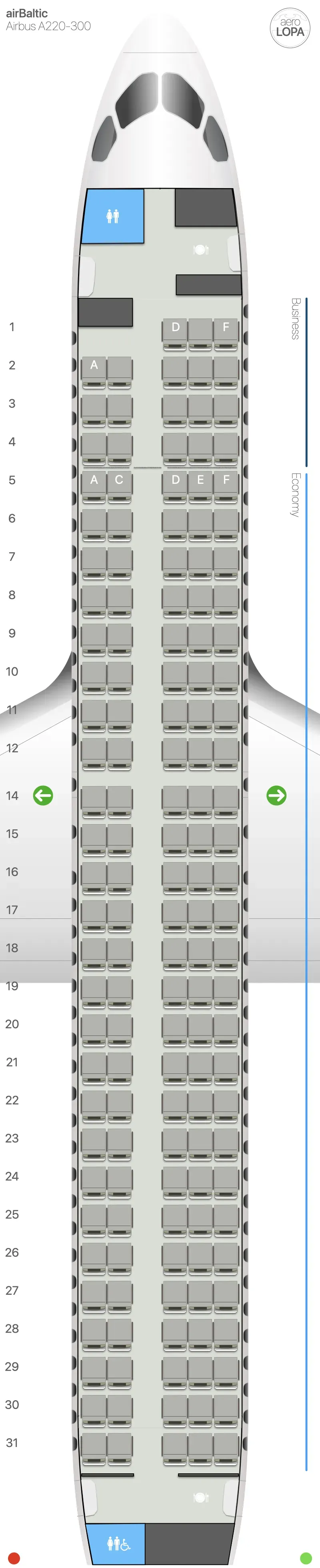 bt-223-1 seat map