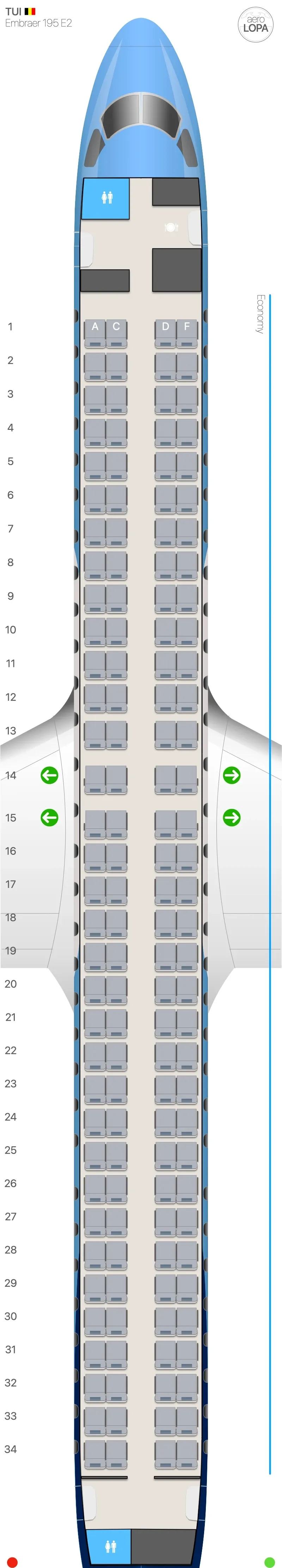 by-295 seat map