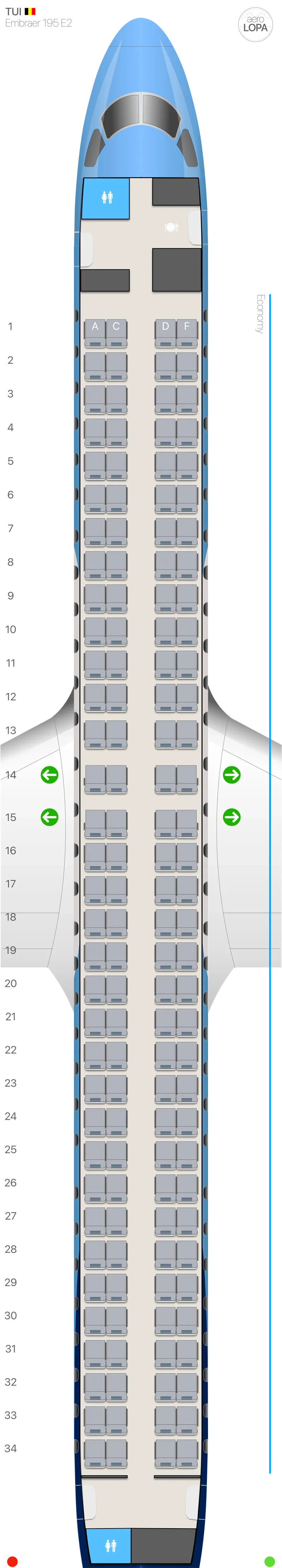 by-295 seat map