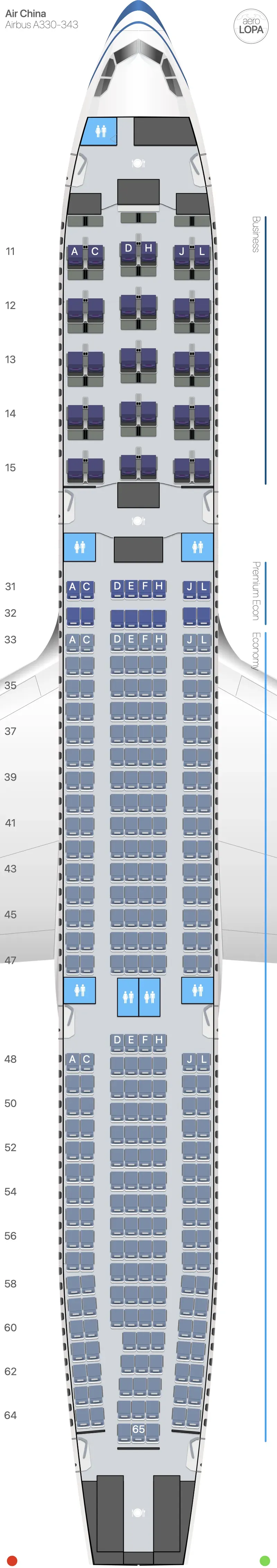 ca-333-1 seat map