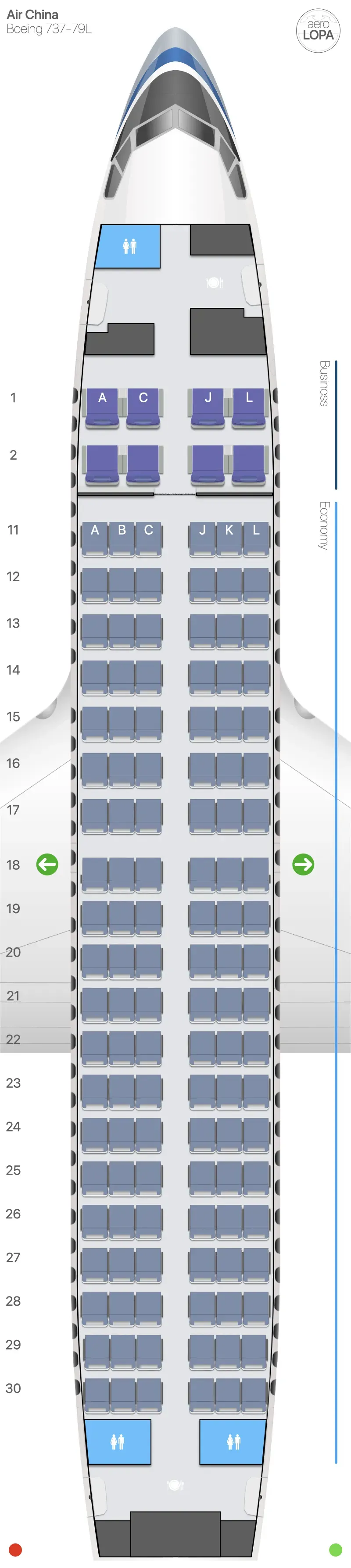 ca-73g seat map