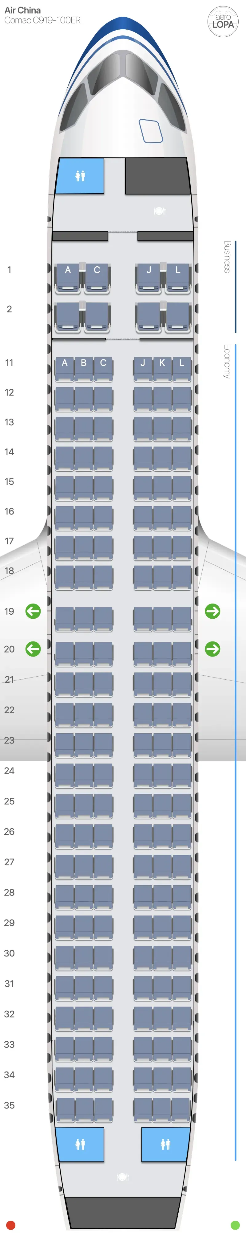 ca-919 seat map