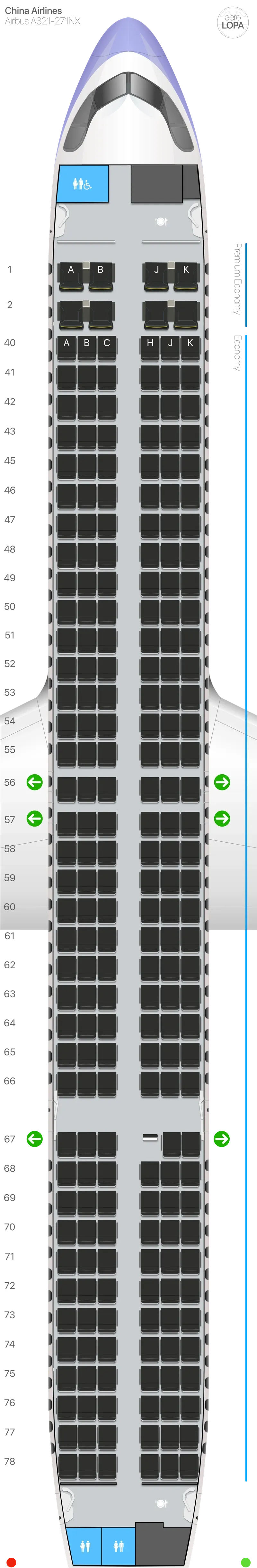 ci-32q-2 seat map