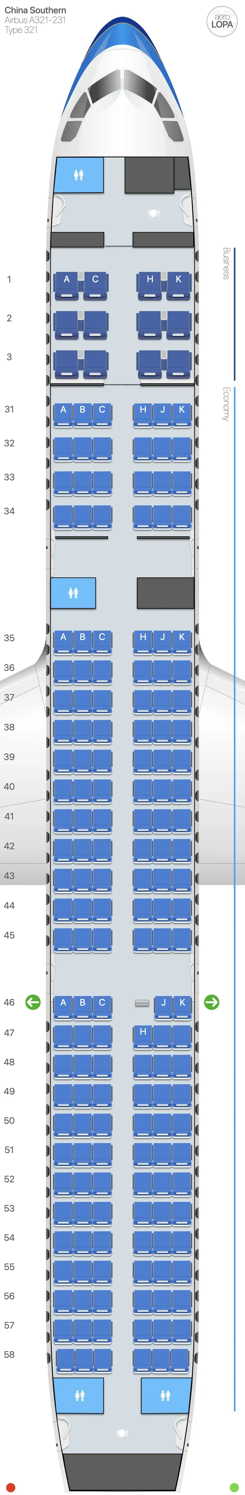 cz-321 seat map