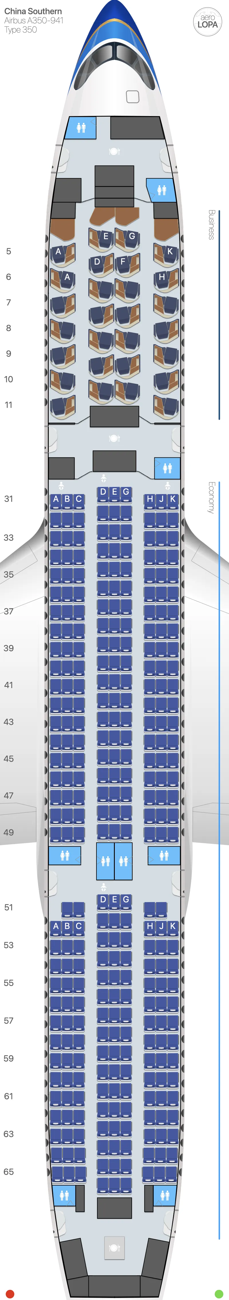 cz-350 seat map