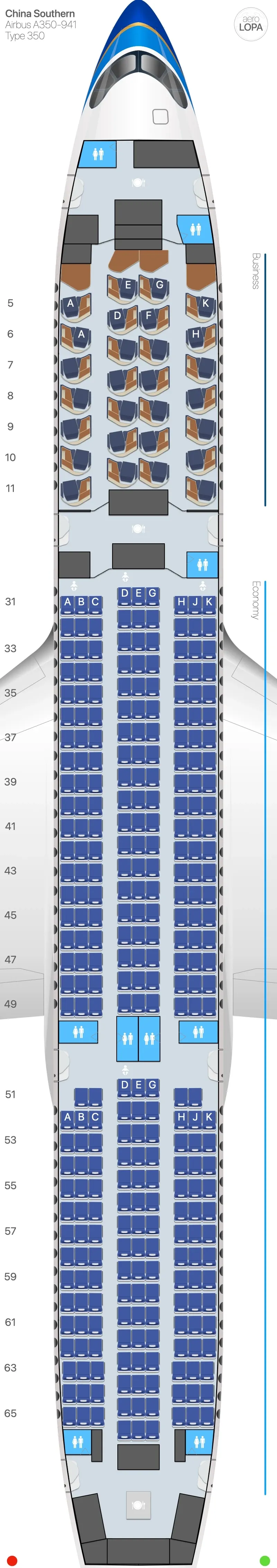 cz-350 seat map