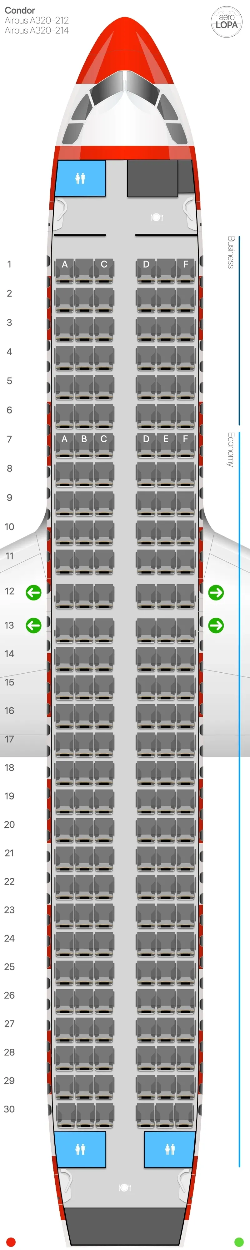de-320 seat map
